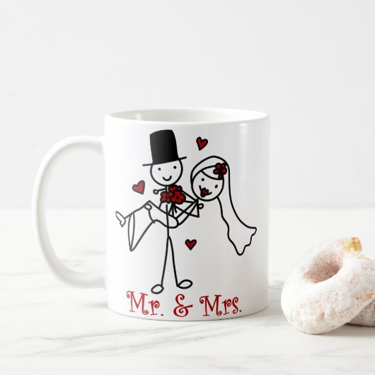 Mr en Mrs. Koffiemok (Met donut)
