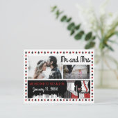 Mr en Mrs Las Vegas Elopement Aankondiging (Staand voorkant)
