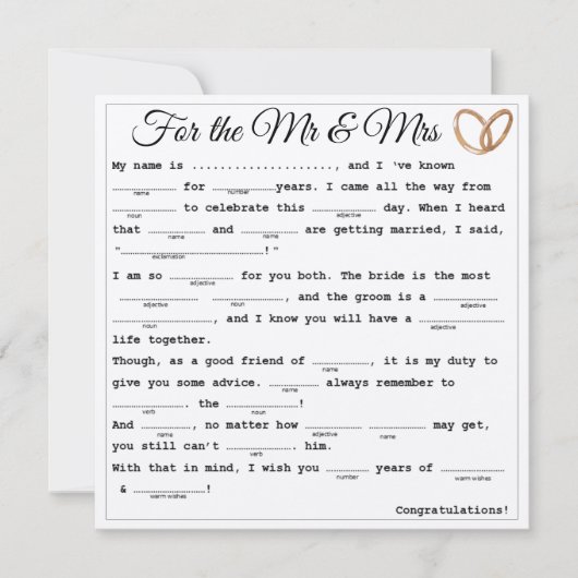 Mr en Mrs Libs (Voorkant)