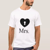 Mr en Mrs - Lock en Key T-shirt (Voorkant)