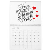 Mr en Mrs Love 12-maands Wall Calendar Kalender (Mar 2026)