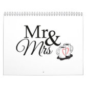 Mr en Mrs Love 12-maands Wall Calendar Kalender (Hoes)
