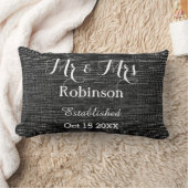 Mr. en Mrs. Personalized Wedding Gift Kussen (Deken)