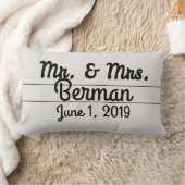 MR en MRS PERSOONLIJKE kussen (Deken)