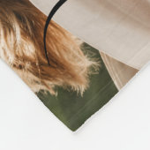 Mr en Mrs. Photo Collage Wedding Fleece Deken (Hoek)