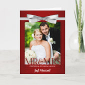 Mr. en Mrs. Red Damask hebben net gehuwd met de re (Voorkant)