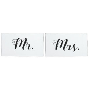 "Mr en Mrs." Reeks Hoesje piloot Kussensloop