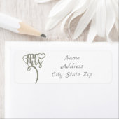 ***MR EN MRS*** RETOURADRESLABELS ETIKET (Insitu)