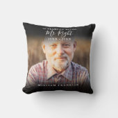 Mr en Mrs Right Fun 2 foto Jubileum Kussen (Voorkant)