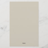 Mr en Mrs Santa Claus Briefpapier (Achterkant)