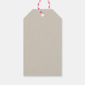 Mr en Mrs Santa Claus Cadeaulabel (Achterkant)
