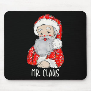 Mr. en Mrs. Santa Claus Couples Matching Kerstmis Muismat