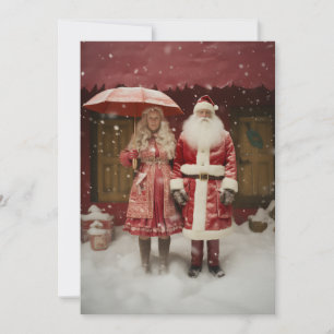 Mr en Mrs Santa Claus Kaart