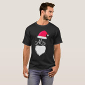 Mr en Mrs Santa Claus Pajamas Couples Matching Ch T-shirt (Voorkant volledig)