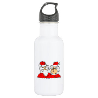 Mr en Mrs Santa Claus Waterfles