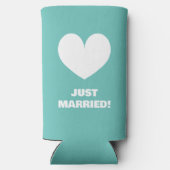 Mr. en Mrs. seltzer koelboxxen voor trouwparen Seltzer Blikjeskoeler (Achterkant)