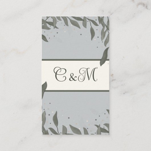 Mr en Mrs Simple laten moderne inspiratie achter Informatiekaartje (Achterkant)