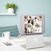 Mr en Mrs stoel stickers om de bruid te versieren (Laptop op bureau)