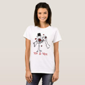 Mr en Mrs. T-shirt (Voorkant volledig)