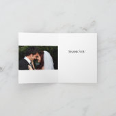 Mr. en Mrs. trouwkaart Bedankkaart (Binnen)