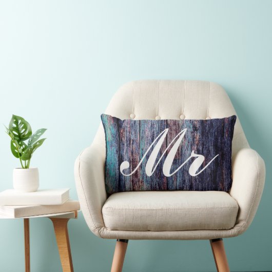 Mr en Mrs Wedding Bedding Kussen (Stoel)