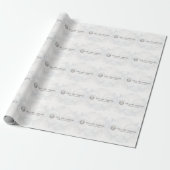 Mr en Mrs Wedding Cadeaupapier (Uitgerold)