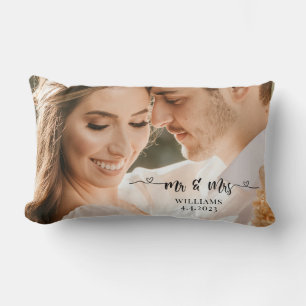 Mr en Mrs Wedding Couple Pillow Kussen