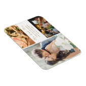 Mr en Mrs Wedding Dank u Foto Collage Magneet (Rechterzijde)