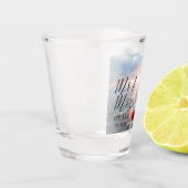 Mr en Mrs Wedding Foto gepersonaliseerd Shot Glas (Links)