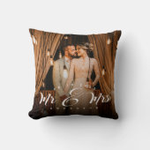 Mr en Mrs Wedding Photo Keepomwille Kussen (Voorkant)