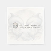 Mr en Mrs Wedding Servet (Voorkant)