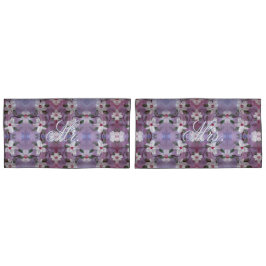 Mr. en Mrs White Paars en Blue Kussensloop