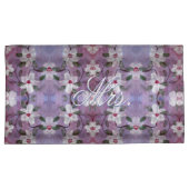 Mr. en Mrs White Paars en Blue Kussensloop (Voorkant-Rechts)