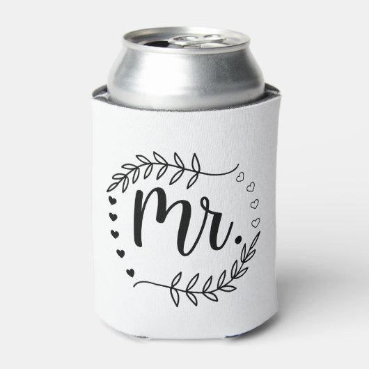 Mr. Ever After beroemd gemaakt door Elegant Heart  Blikjeskoeler (Blikje Voorkant)