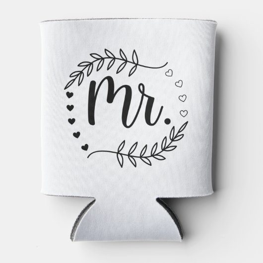 Mr. Ever After beroemd gemaakt door Elegant Heart  Blikjeskoeler (Voorkant)