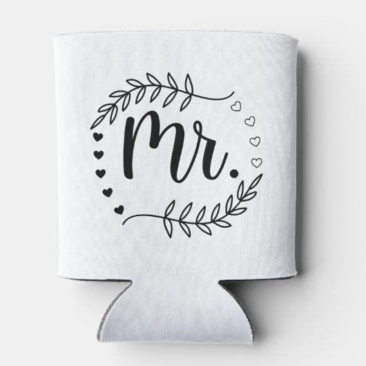 Mr. Ever After beroemd gemaakt door Elegant Heart  Blikjeskoeler (Achterkant)