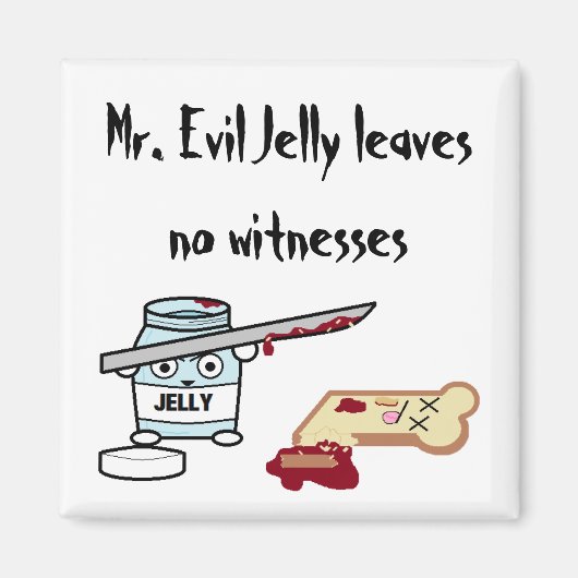Mr Evil Jelly Magneet (Voorkant)