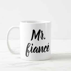 Mr. Fiancé Coffee Mok – Inky Trendy Lettering