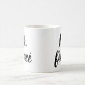 Mr. Fiancé Coffee Mok – Inky Trendy Lettering (Center)