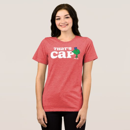 Mr Fib, dat is Pet Tri-Blend Shirt (Voorkant volledig)