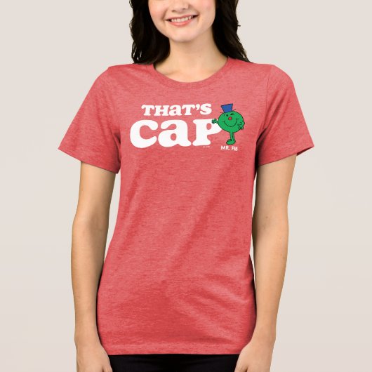 Mr Fib, dat is Pet Tri-Blend Shirt (Voorkant)