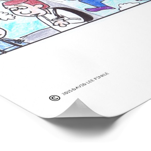 Mr Fitz: Wees leerbaar 2 - Skydiving! Poster (Hoek)