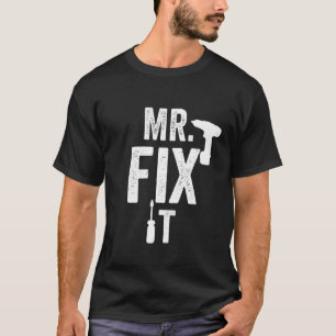Mr Fix het  T Shirt Fathers Day Gift voor pa