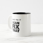 Mr. Fix het twee-tonige Mok (Voorkant links)