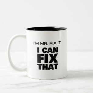 Mr. Fix het twee-tonige Mok
