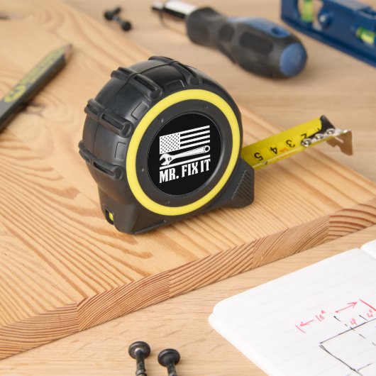 MR. Fix It Amerikaanse Vlag Rolmaat (Houtwerk)