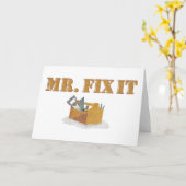 Mr Fix-It Kaart (Gele Bloem)
