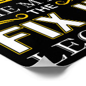 Mr Fix It Papa Gifts Vaders Dag Handy Man Poster (Hoek)