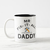 MR FIXIT ALL PAPA TWEEKLEURIGE KOFFIEMOK (Links)