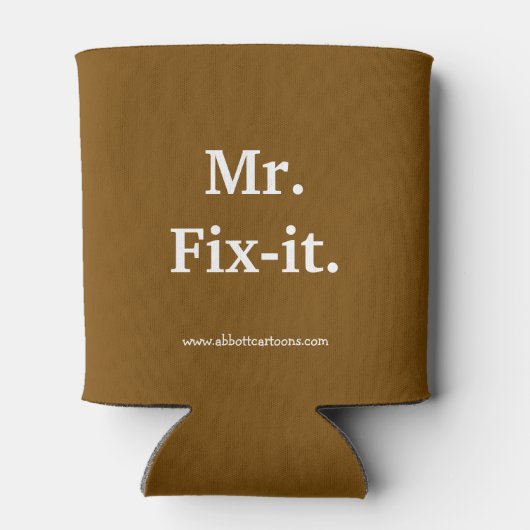 "Mr Fixit" Humor Koelbox Gift Blikjeskoeler (Achterkant)